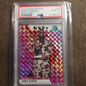 James Harden Pink Camo PSA10